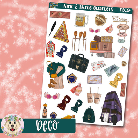 Nine & Three Quarters Deco Sheet