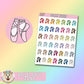 Ballet Shoe Icon Stickers