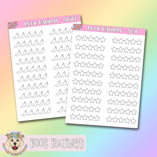 Book Rating Stickers