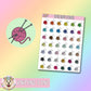 Knitting Icon Stickers