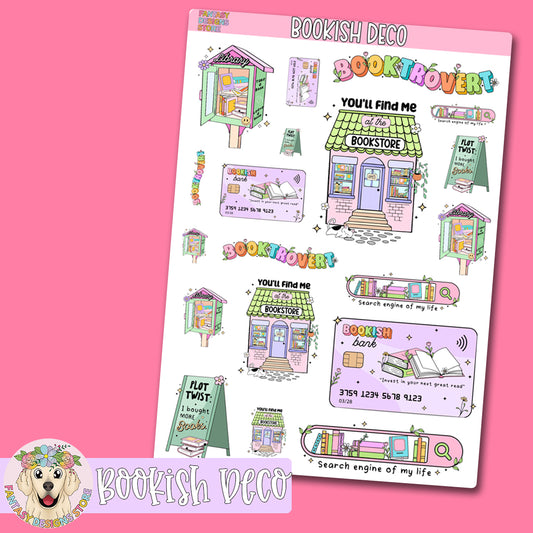 Bright Bookish Deco Sheet