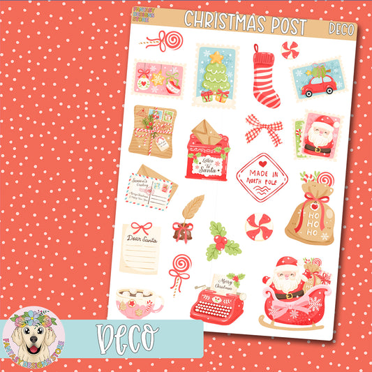 Christmas Post Deco Sheet