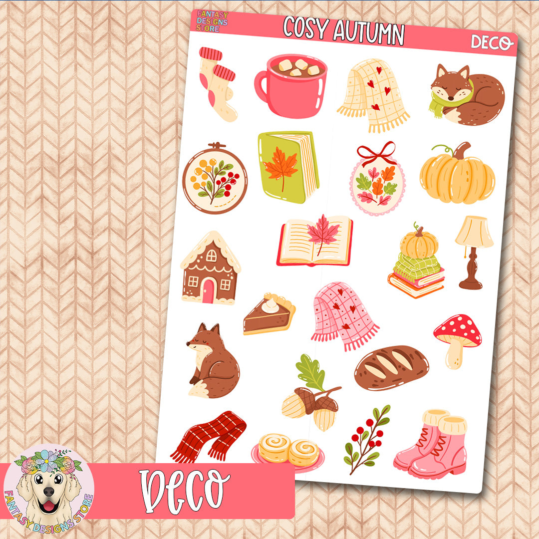 Cosy Autumn Deco Sheet