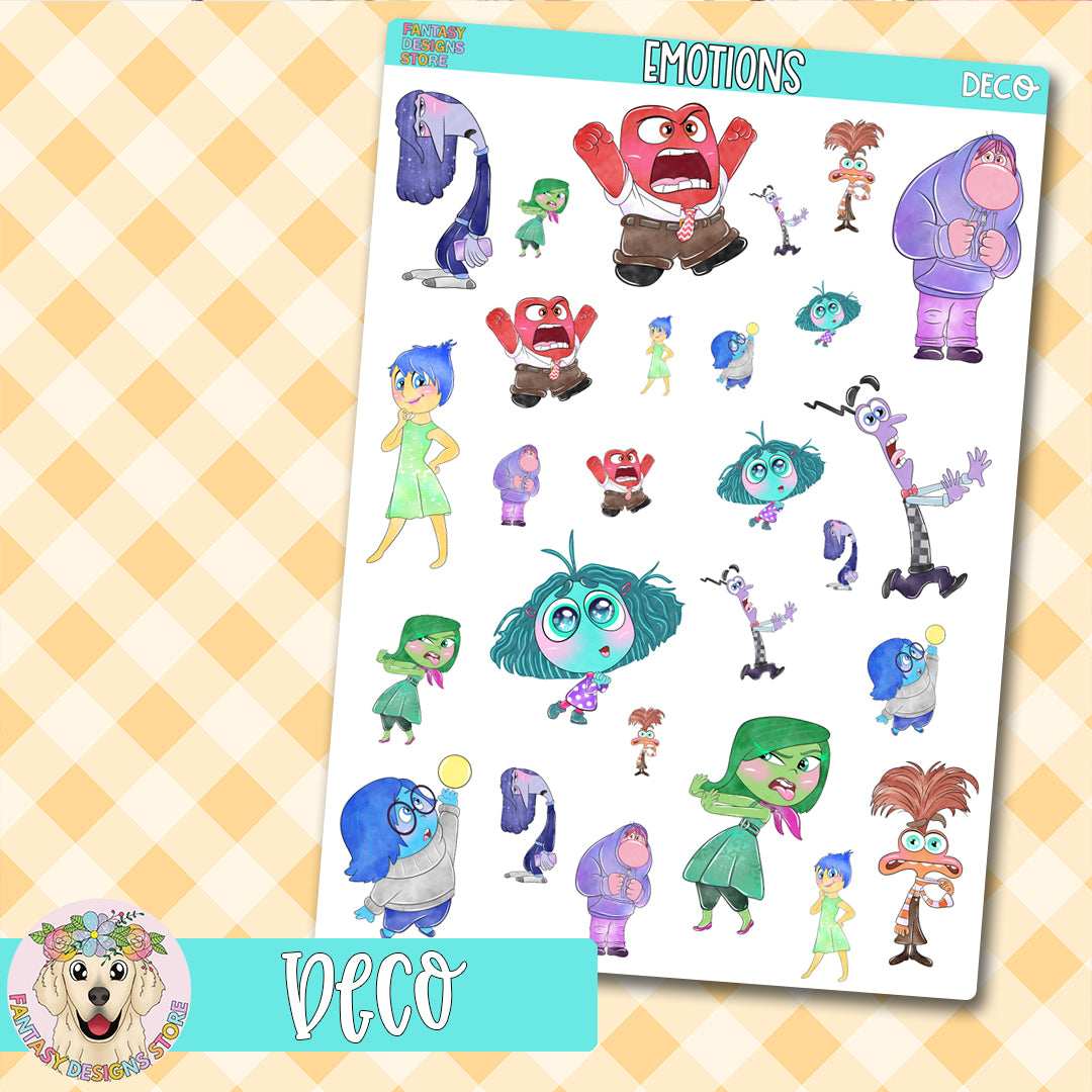 Emotions Deco Sheet