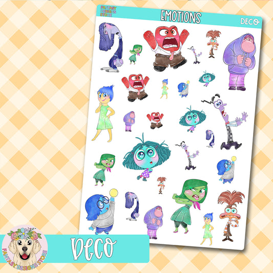 Emotions Deco Sheet