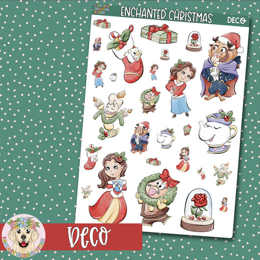 Enchanted Christmas Deco Sheet