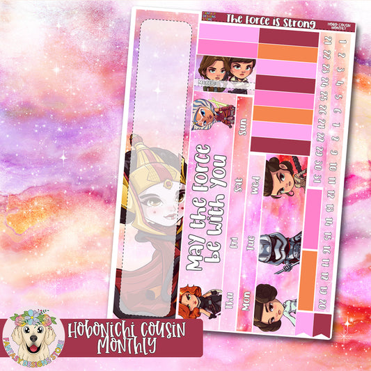 The Force is Strong - Hobonichi Cousin Monthly Kit