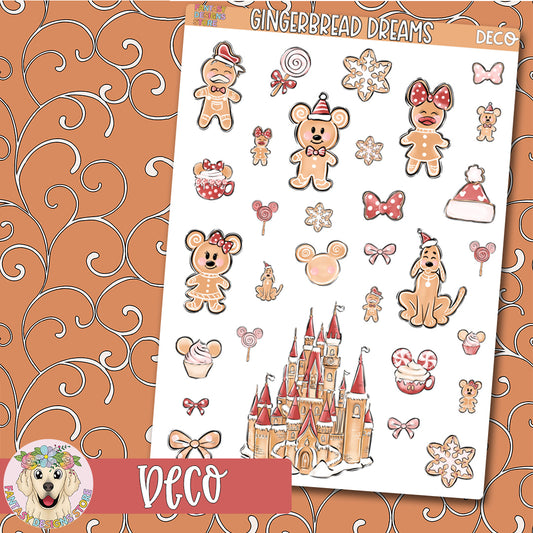 Gingerbread Dreams Deco Sheet