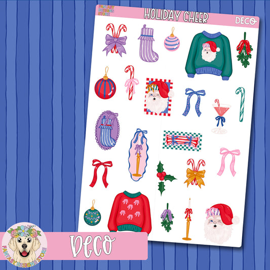 Holiday Cheer Deco Sheet