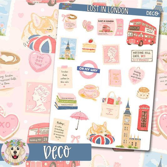 Lost in London Deco Sheet
