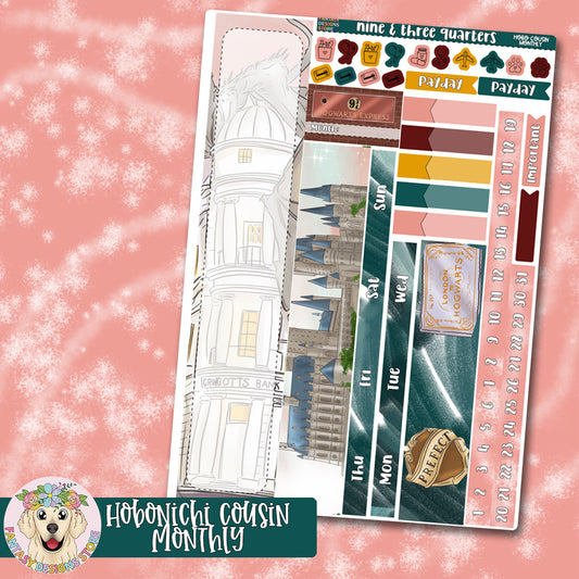 Nine & Three Quarters - Hobonichi Cousin Monthly Kit