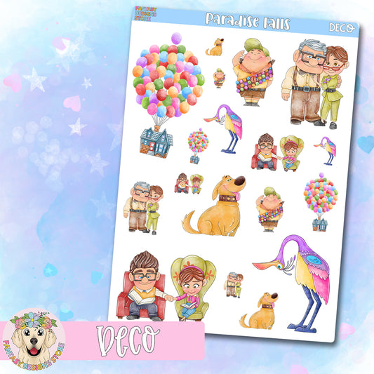 Paradise Falls Deco Sheet
