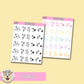 Decorative Sparkle Stickers