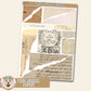 Torn Vintage Papers Deco Sheet