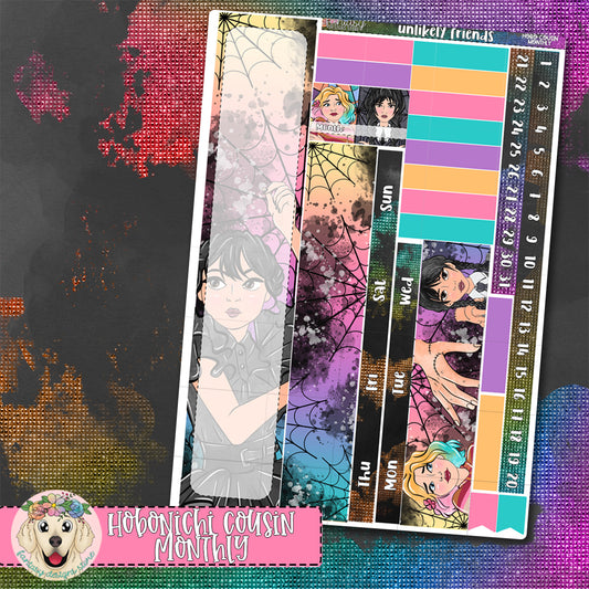 Unlikely Friends - Hobonichi Cousin Monthly Kit