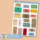 Vintage Tickets Deco Sheet