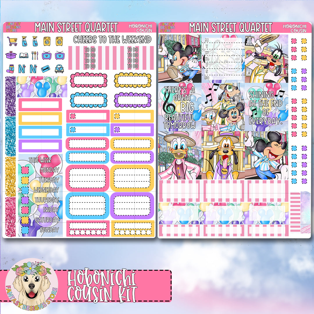 Main Street Quartet - Hobonichi Cousin Kit