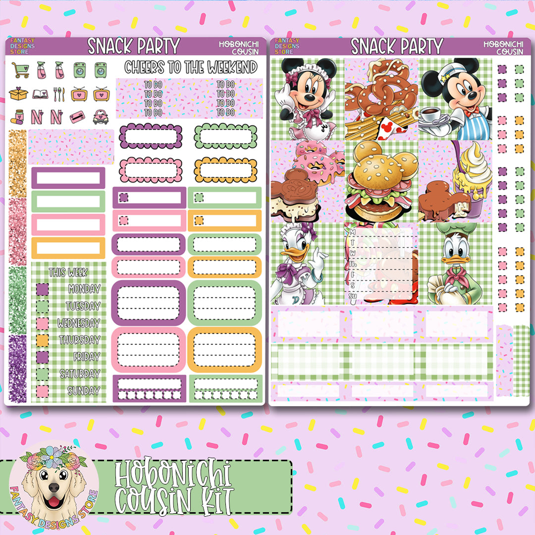 Snack Party - Hobonichi Cousin Kit
