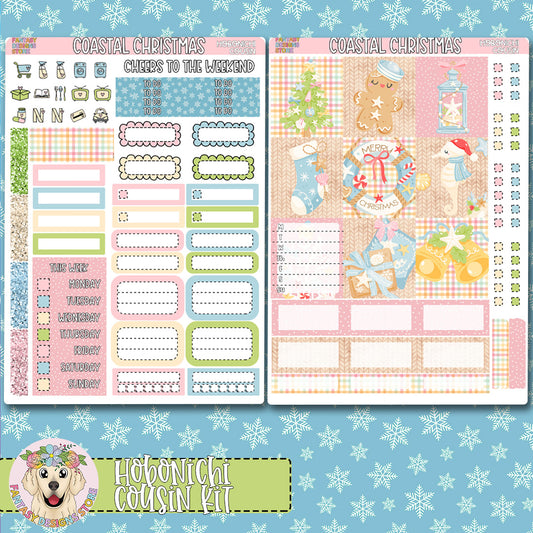 Coastal Christmas - Hobonichi Cousin Kit
