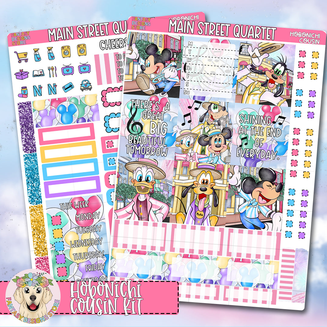 Main Street Quartet - Hobonichi Cousin Kit