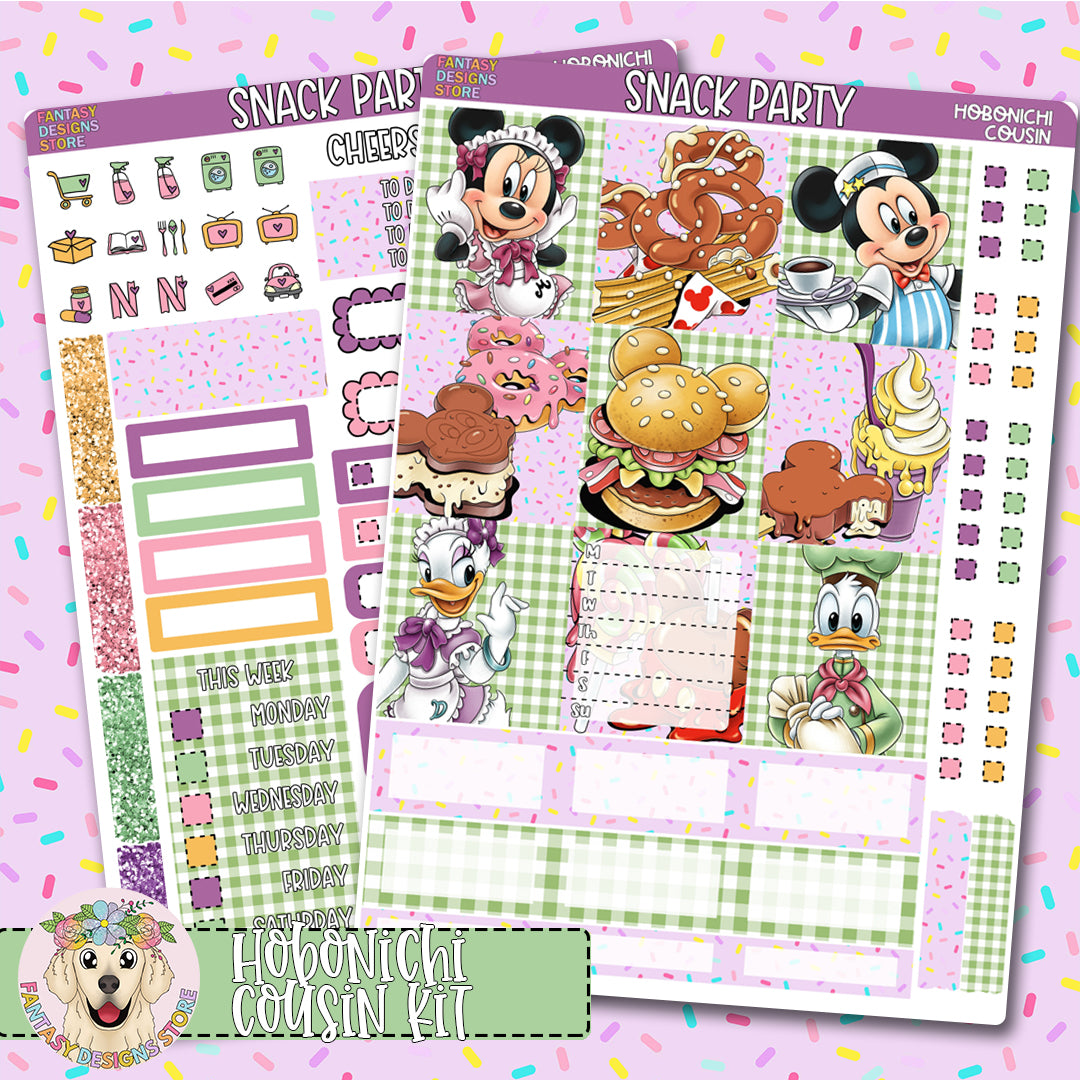 Snack Party - Hobonichi Cousin Kit
