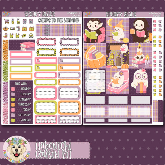 Spooky Reads - Hobonichi Cousin Kit
