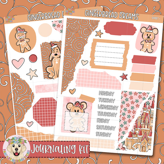 Gingerbread Dreams Journaling Kit