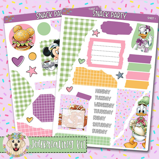 Snack Party - Journaling Kit