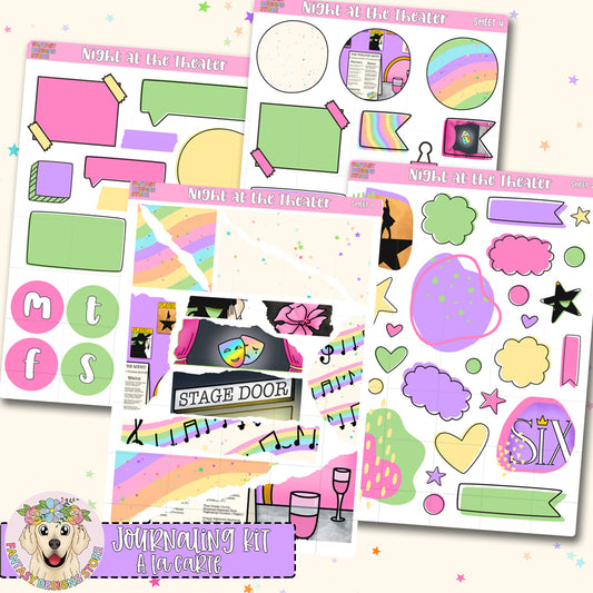 Night at the Theater - Journaling Kit - A la Carte
