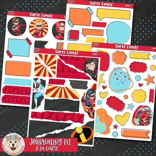 Super Family - Journaling Kit - A la Carte