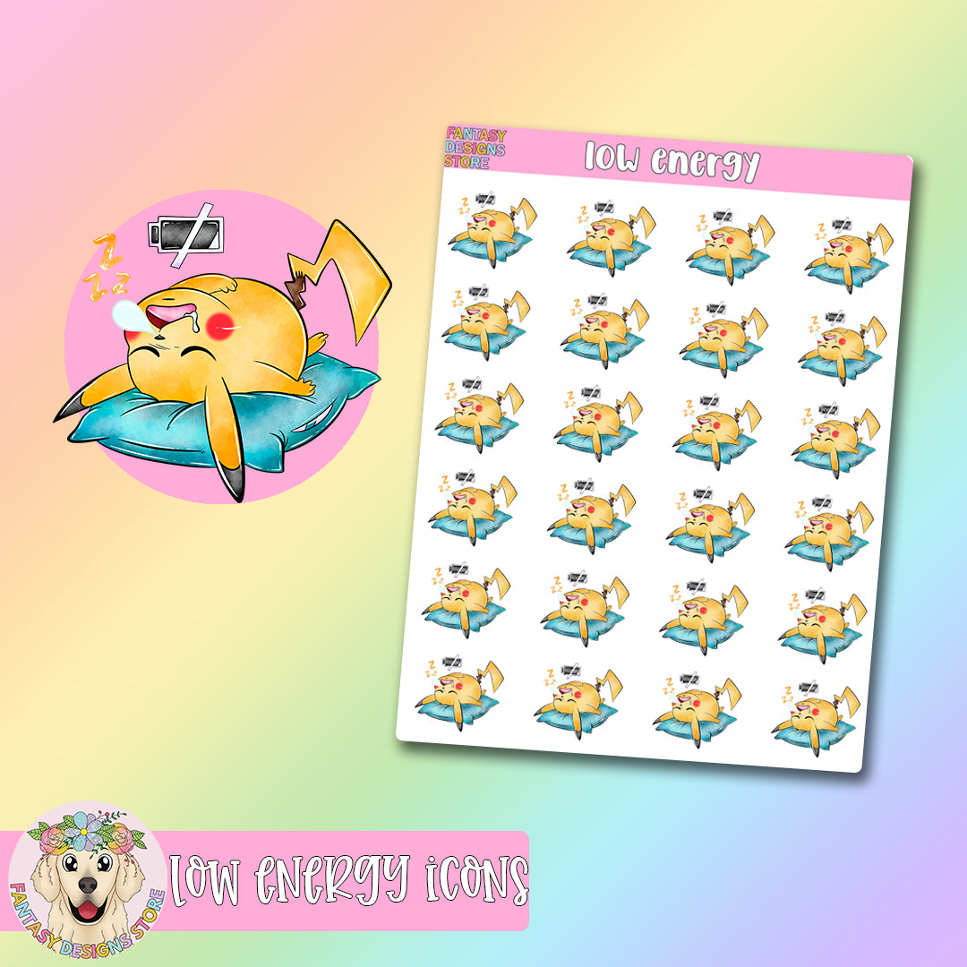 Low Energy Functional Icons