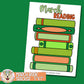 March Reading Tracker Sticker