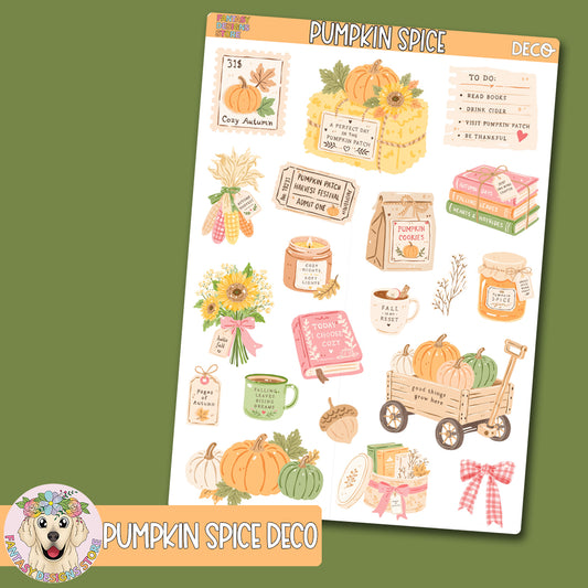 Pumpkin Spice Deco Sheet