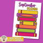 September Reading Tracker Sticker