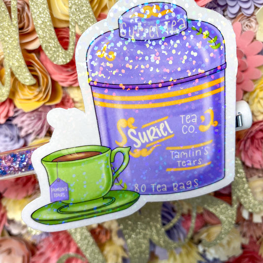 Suriel Tea Co - Holo Overlay Sticker