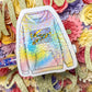 Tie Dye Hoodie - Holo Overlay Sticker