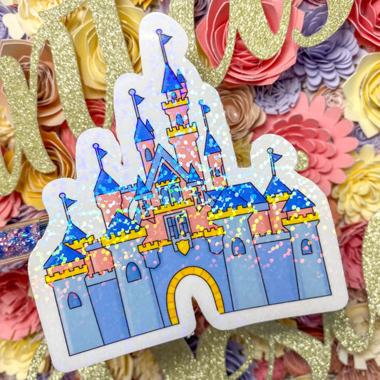 Happy Place - Holo Overlay Sticker
