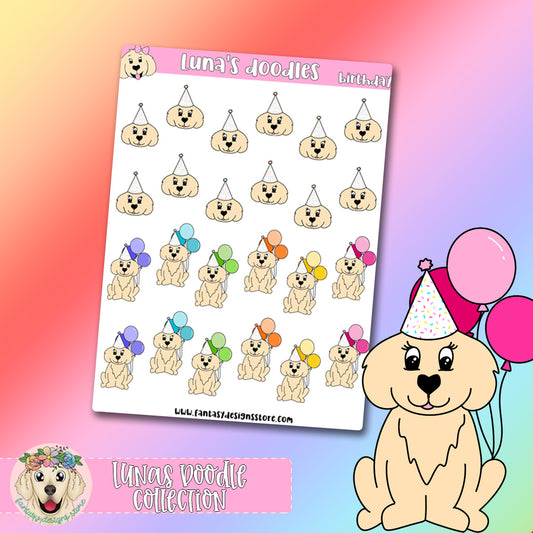 Luna's Doodles - Birthday