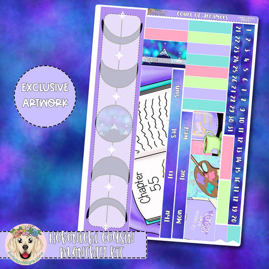 Court of Dreamers - Hobonichi Cousin Monthly Kit