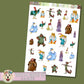 Oo-de-Lally Deco Sheet