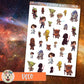 Galactic Wars Deco Sheet