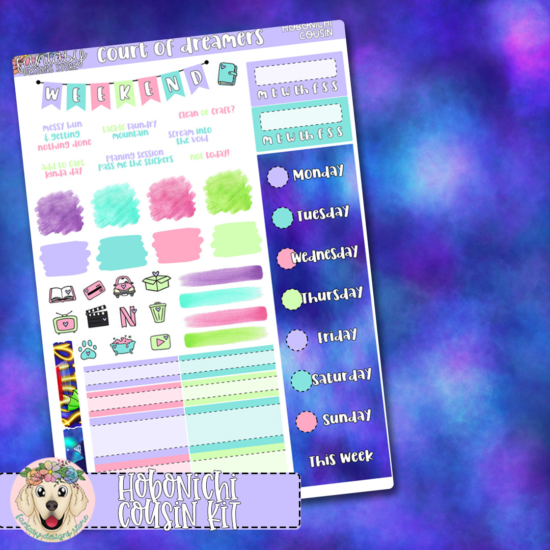 Court of Dreamers - Hobonichi Cousin Kit