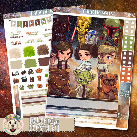 Galactic Wars - Hobonichi Cousin Kit
