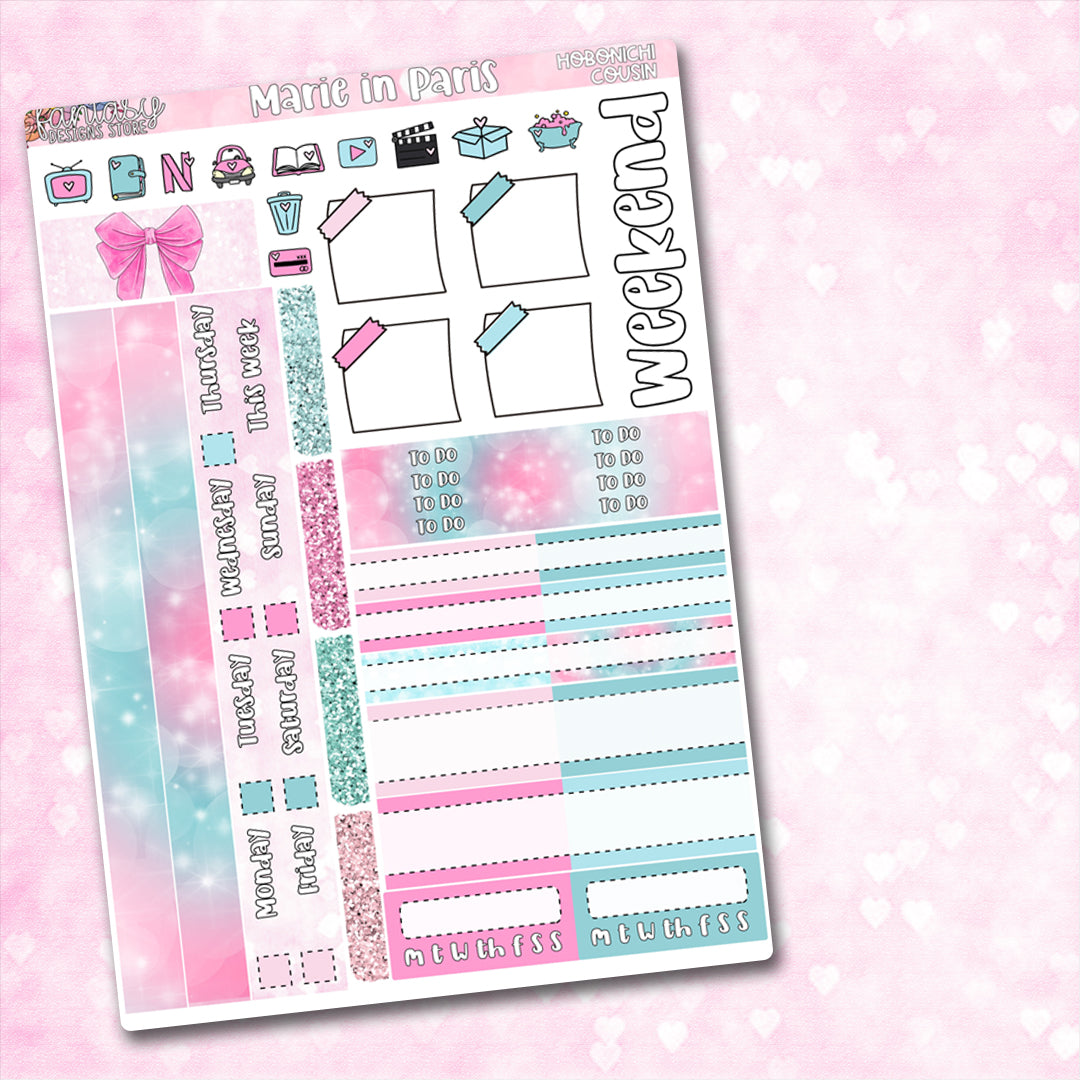 Marie in Paris - Hobonichi Cousin Kit