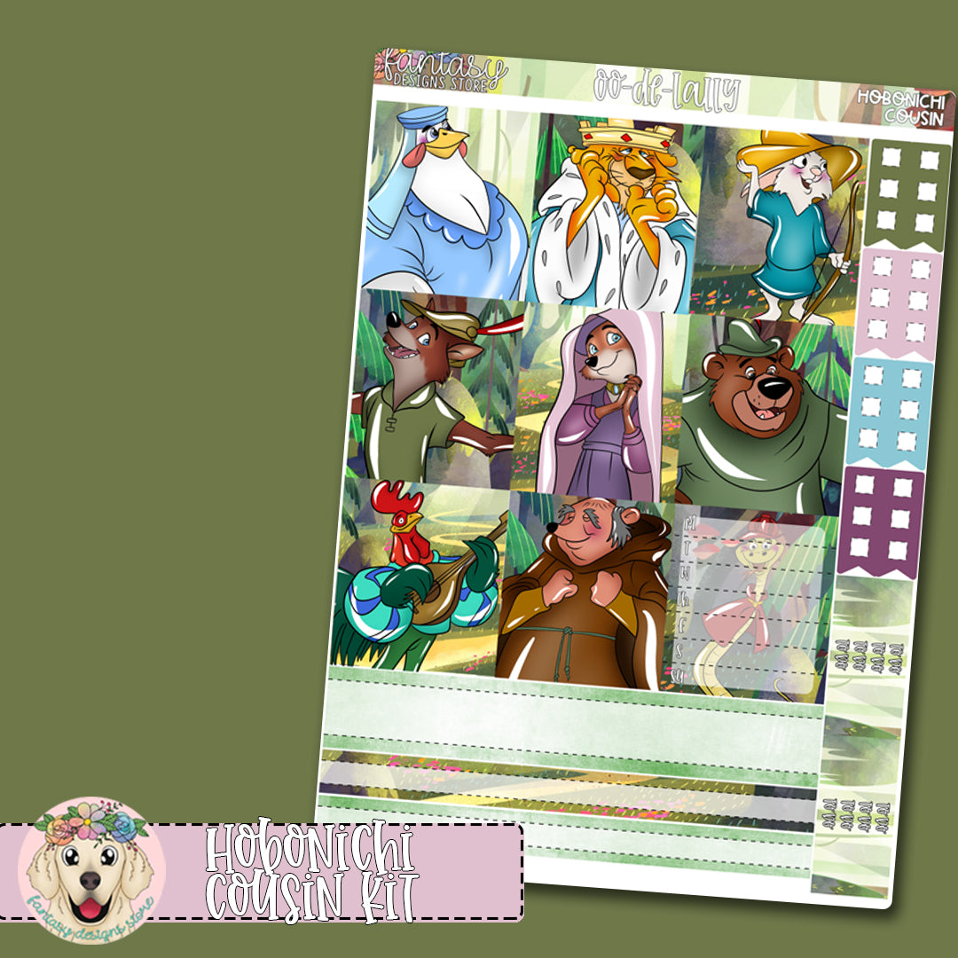 Oo-de-Lally - Hobonichi Cousin Kit