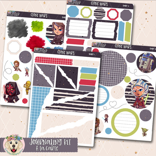 Clone Wars - Journaling Kit - A la Carte