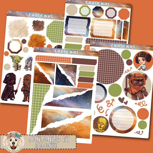 Galactic Wars - Journaling Kit - A la Carte