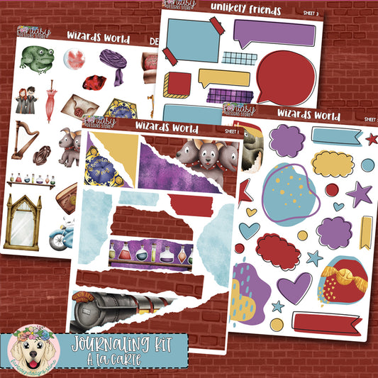 Wizards World - Journaling Kit - A la Carte
