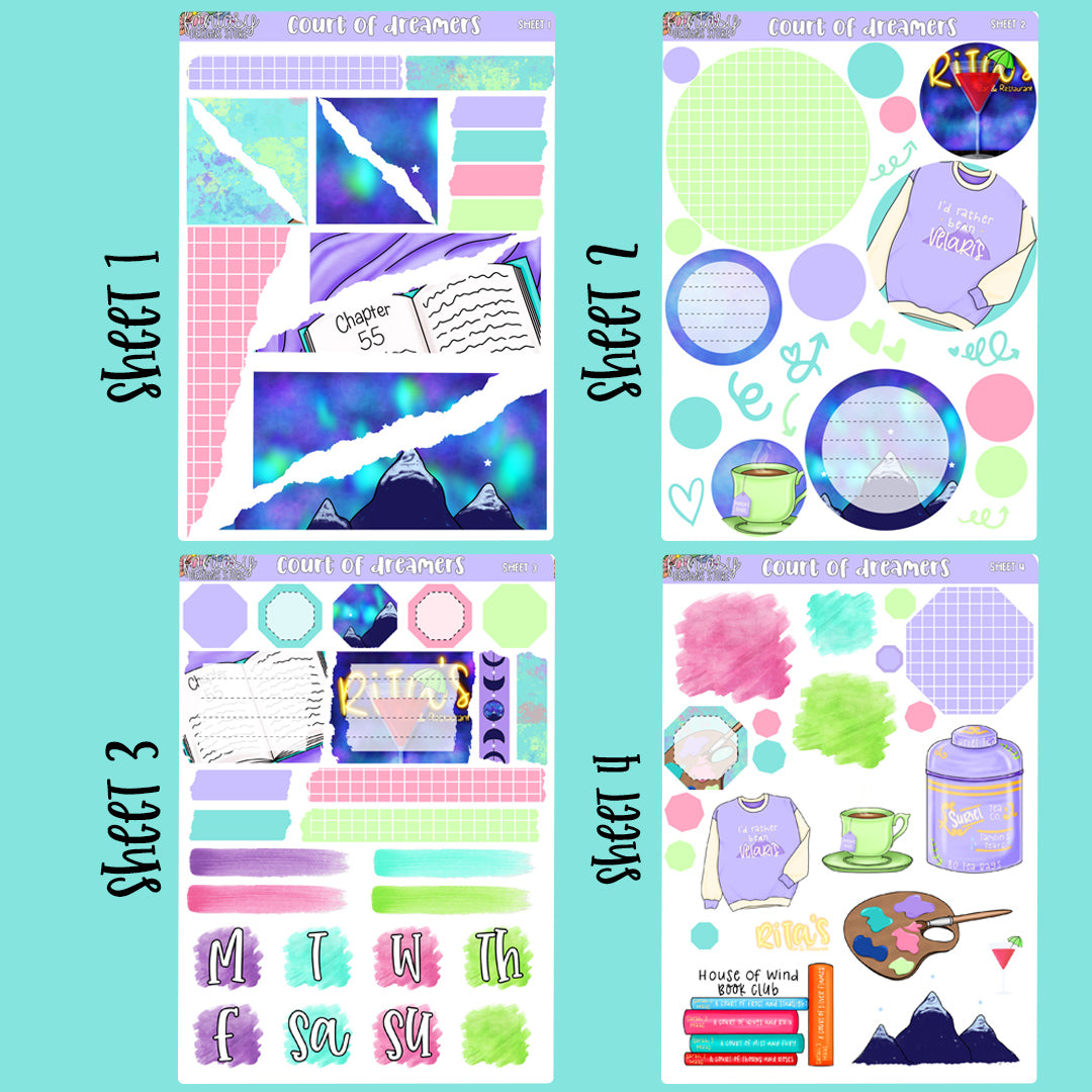 Court of Dreamers - Journaling Kit - A la Carte