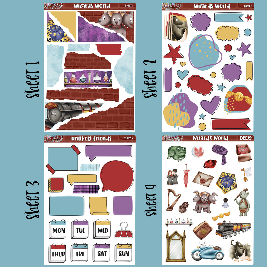 Wizards World - Journaling Kit - A la Carte